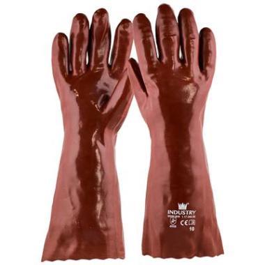 Gant de travail en PVC long 40 cm cat2 | 12 pièces