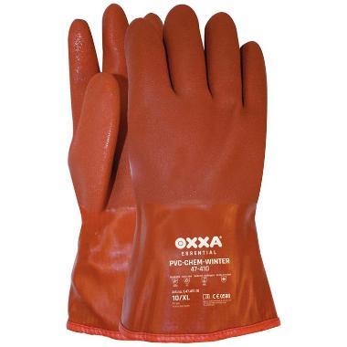 Oxxa pvc-chem-hiver 47-410 gant rouge 9