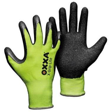 Oxxa x-grip-lite 51-025 gant noir jaune 8 | 12 pièces