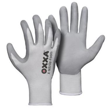 Oxxa x-nitrile-foam 51-280 gant gris blanc 9 (u) | 12 pièces