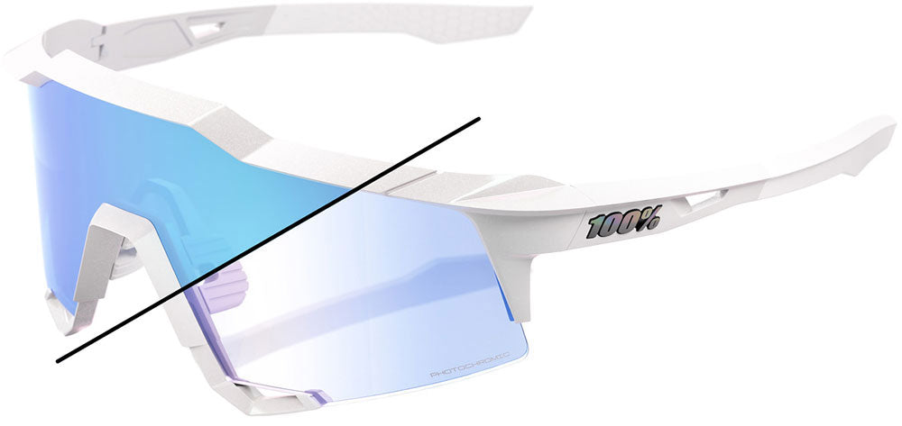 100% speedcraft (verre photochromique) bastille - lunettes de sport
