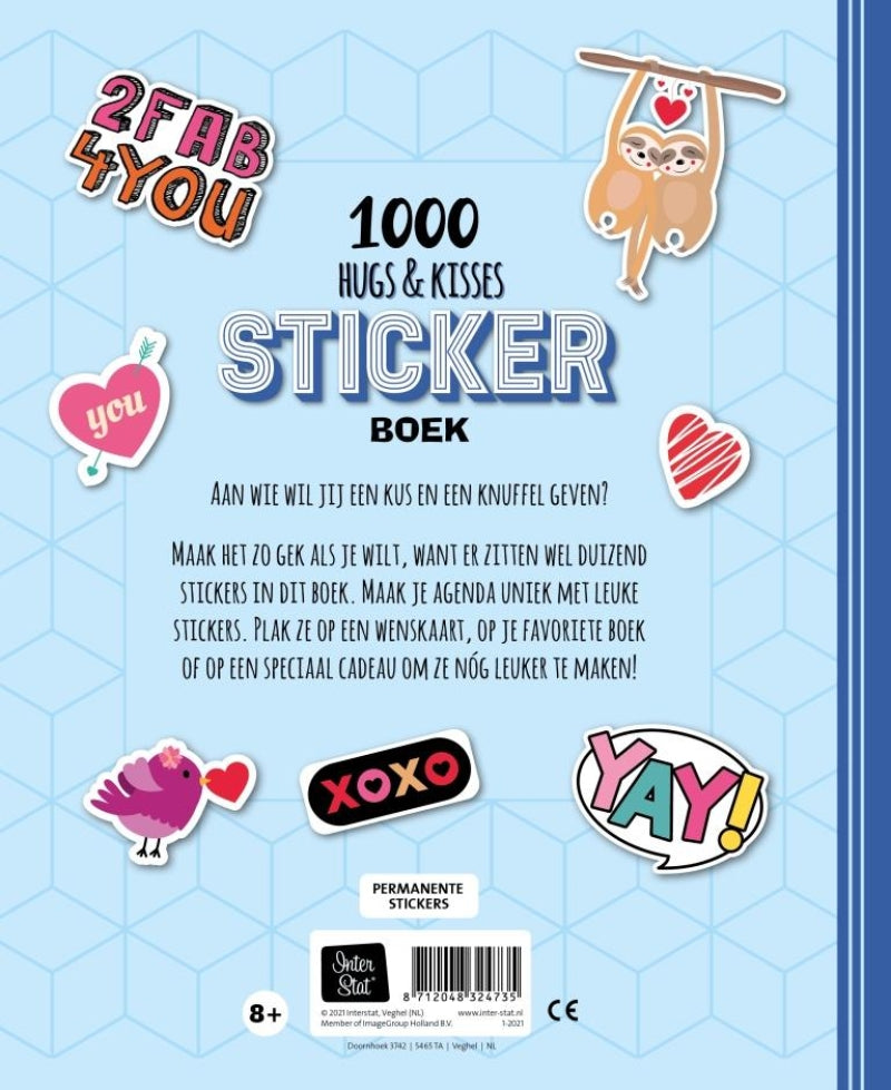 Imagebooks 1000 câlins bisous - livre d'autocollants