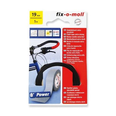 Fix-o-moll powerband textile 5mx19mm noir