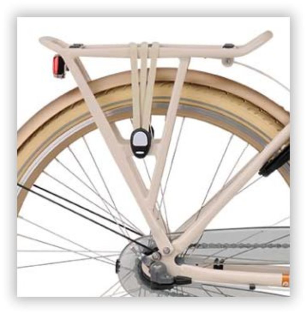 Support Batavus derrière 26 fleurs mat pms10364