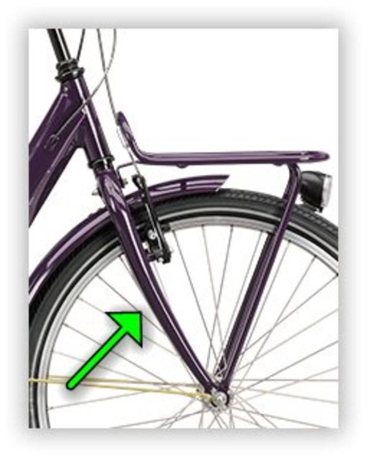 Fourche avant Batavus star 24 violet foncé YS739