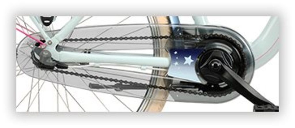 Batavus carter de chaîne étoile 26 transparent
