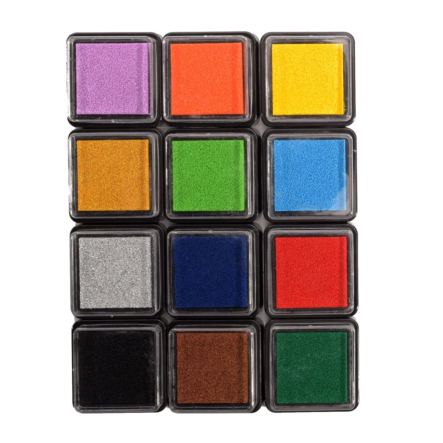 Vaessen creative • tampon encreur colorant 12 pièces