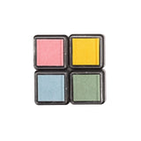 Vaessen creative • tampon encreur colorant 4pcs pastels - afbeelding 1