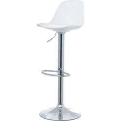 Tabourets de bar paperflow bobba argent polypropylène, acier