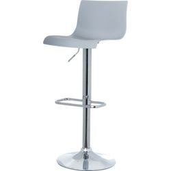 Tabourets de bar paperflow sacramento argent polypropylène, acier