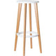 Tabourets hauts paperflow woody hêtre polypropylène, acier