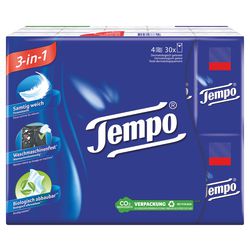 Mouchoirs tempo 30 pièces