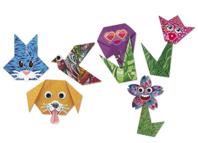 Moxy origami 19,5x19,5cm 18 nombreux 2 fleurs animaux assorties