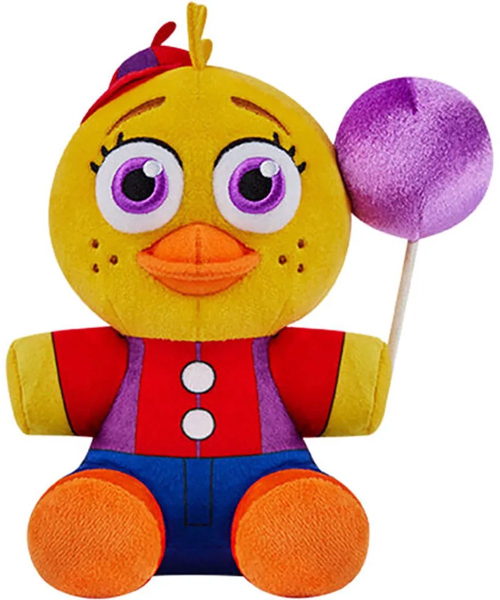 Funko cinq nuits à la faille de sécurité de Freddy peluche ballon chica 10 cm peluche