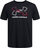 Chemise de sport Under Armour UA GL Foundation Update SS-BLK pour Homme - Noir - Rouge - Blanc