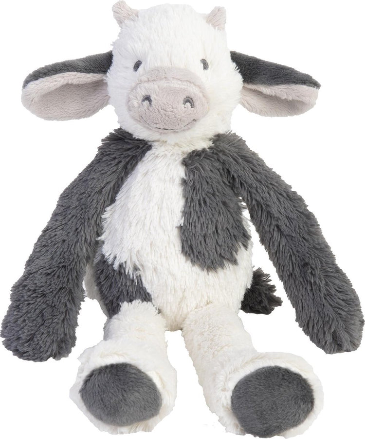 Happy horse vache casper peluche 28cm - blanc gris - peluche bébé