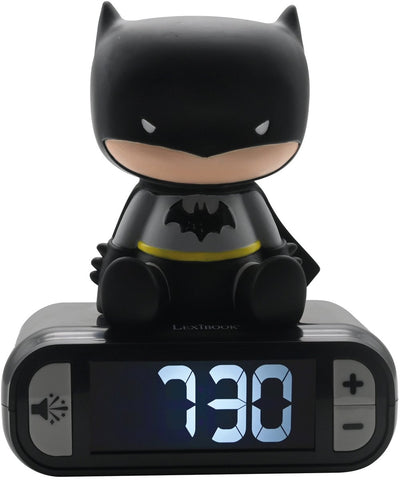 Réveil numérique Lexibook avec veilleuse et effets sonores Batman 3D
