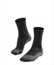 Falke tk2 chaussettes de marche en laine épaisse anti-ampoules en matériau fonctionnel femme noir - taille 35-36