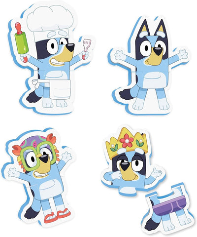 Tomy puzzle de bain jouets en mousse multicolore bleu pour enfants.