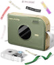 Phomemo a30 - draagbare labelprinter - inkless thermische transfer printer - 203 dpi kristalheldere prints - bluetooth wireless connect - 1.200 mah oplaadbare batterij - compact lichtgewicht - eco-vriendelijk label ontwerp - groen