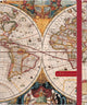 Carnet d'adresses Peter Pauper grand - vieux monde - avec fermeture élastique - 16x21 cm