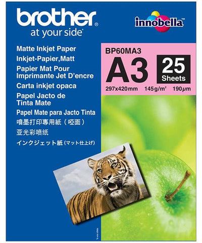 Papier jet d'encre Brother mat a3 25 feuilles