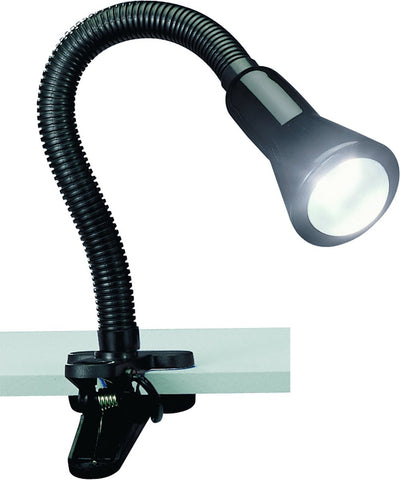 Trio flexo - lampe à pince - noir - excl. 1x e14 3,5 w - interrupteur à cordon - flexible - lampe à pince