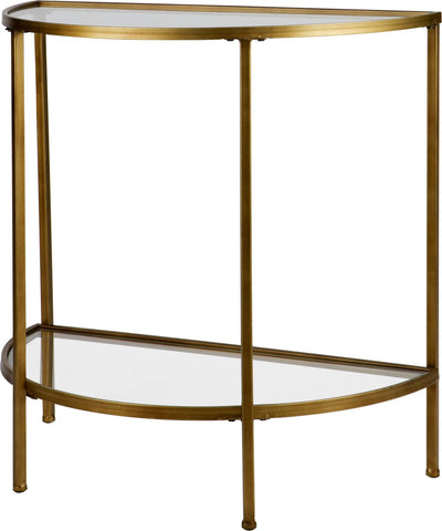 Table d'appoint déesse Woood - métal - laiton antique - 75x37x75