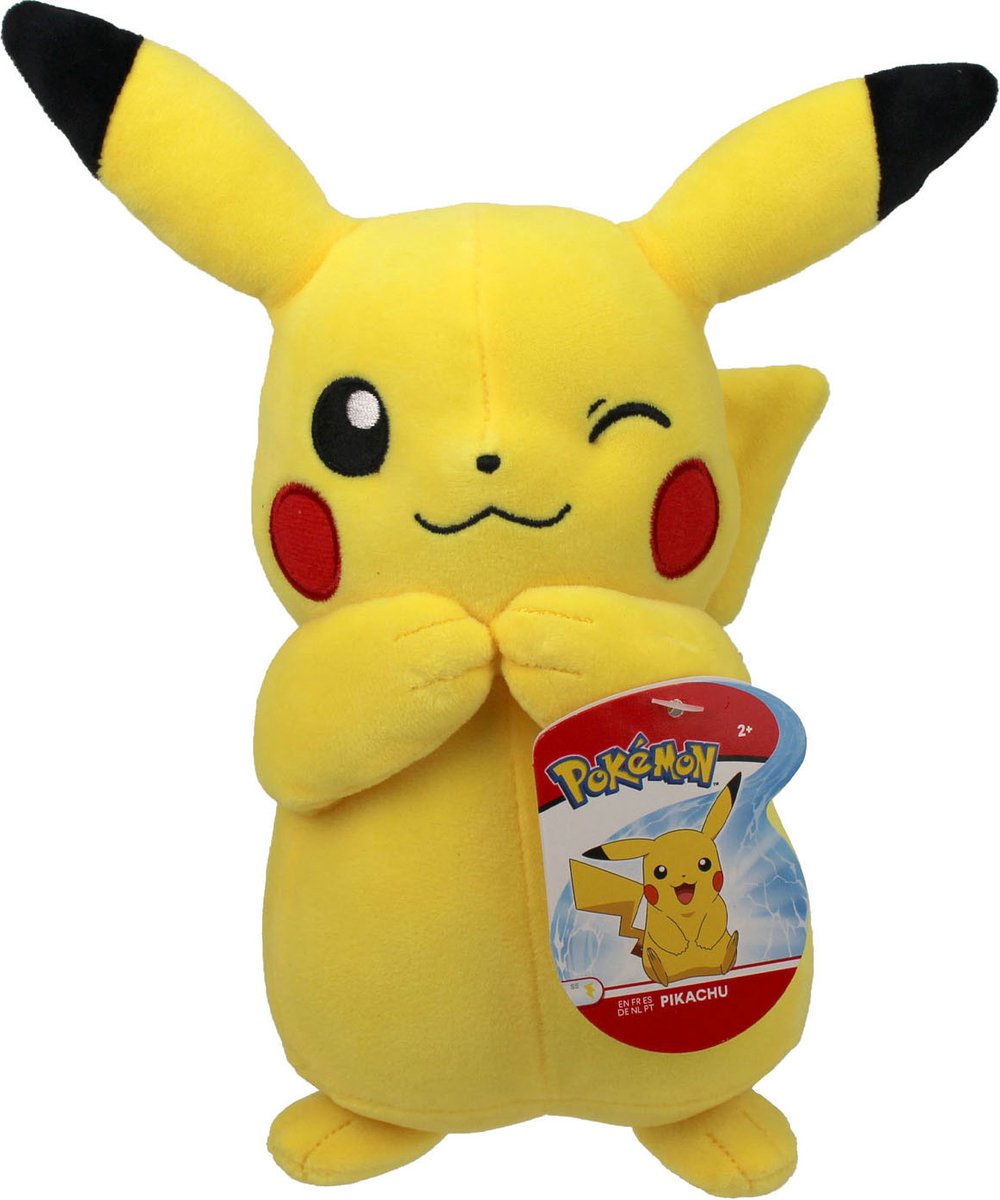 BOI HUG PLUSH PIKACHU WINK, 20 cm