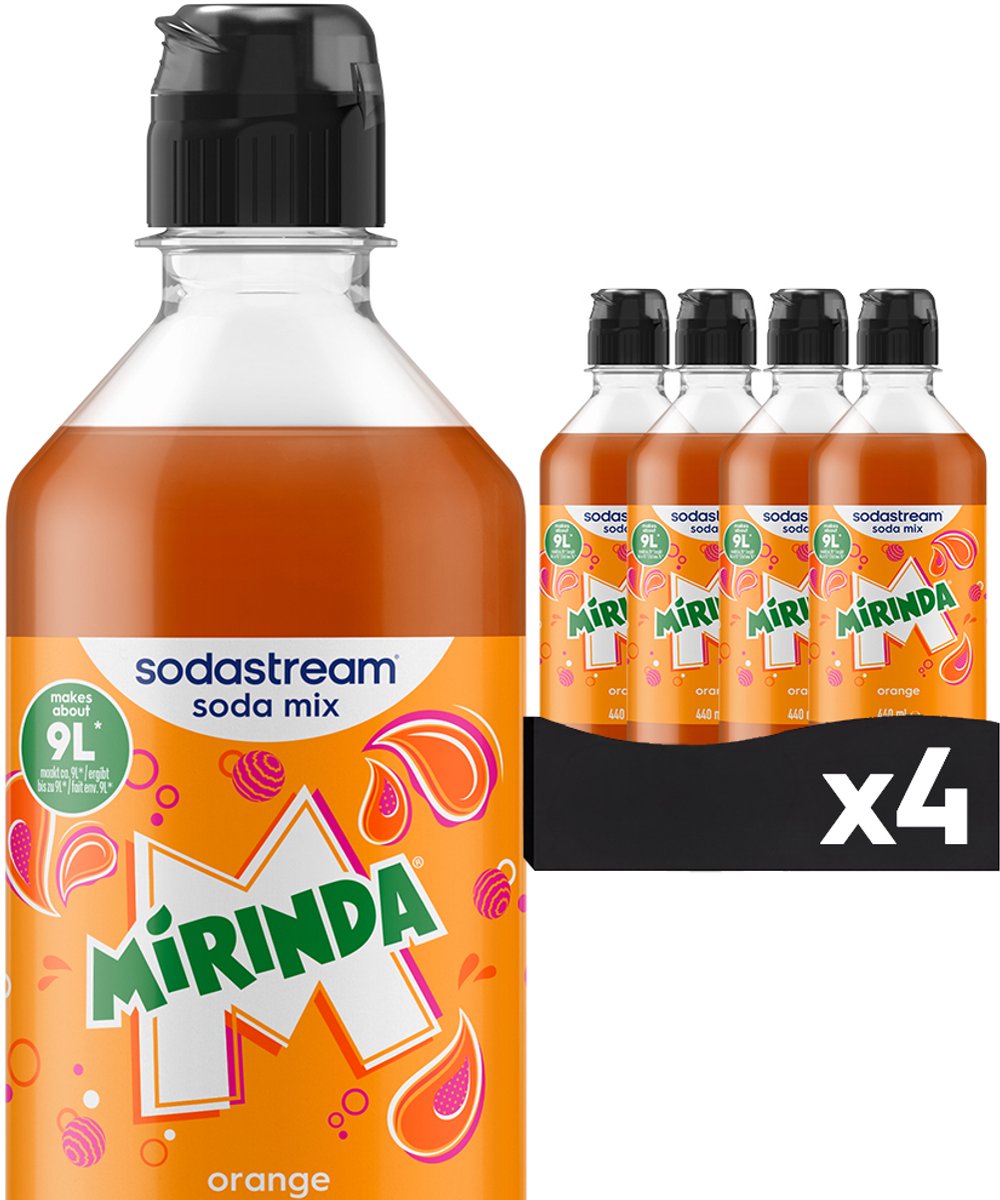Sirop de miranda Sodastream - paquet de 4