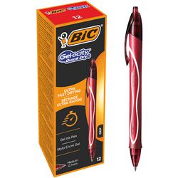 Ty bic gel-oci rouleau de gel à séchage rapide moyen 0,4 mm bleu paquet de 12