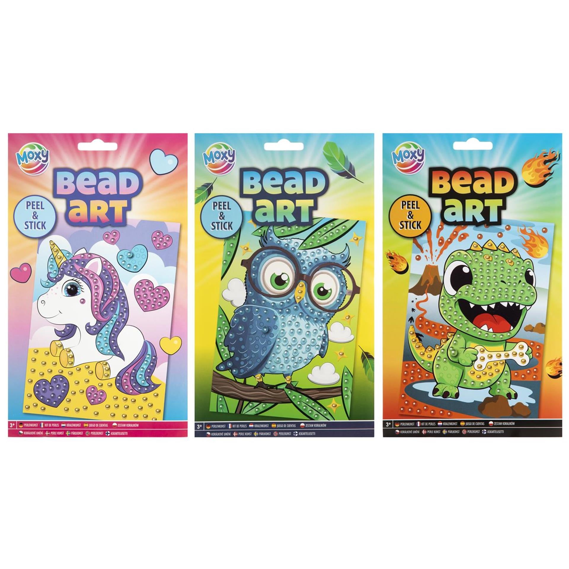 Moxy Bead Art Licorne, Dino ou Hibou