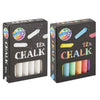 Craie pour tableau noir Moxy 12 dans une boîte de couleur blanche