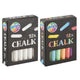 Craie pour tableau noir Moxy 12 dans une boîte de couleur blanche