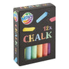 Craie pour tableau noir Moxy 12 dans une boîte de couleur blanche