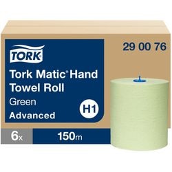 Rouleau de serviettes Tork vert (6x 150m)