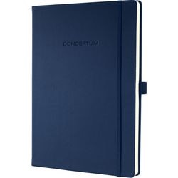 Carnet sigel conceptum ligné bleu foncé