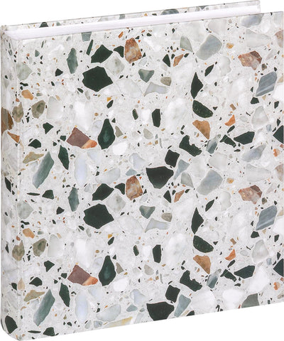 Walther design - terrazzo - album photo - 30x30 cm - pierre noire - 60 pages