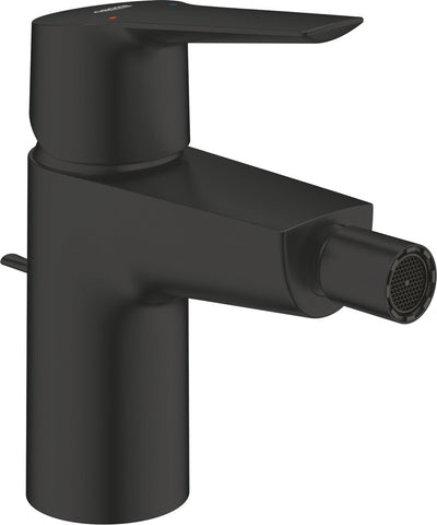 Mitigeur de bidet Grohe quickfix start avec garniture de vidage - économie d'eau - noir mat