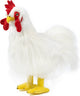 Living nature peluche coq - 35 cm - peluche - jouets - coqs animaux de ferme peluches - peluche