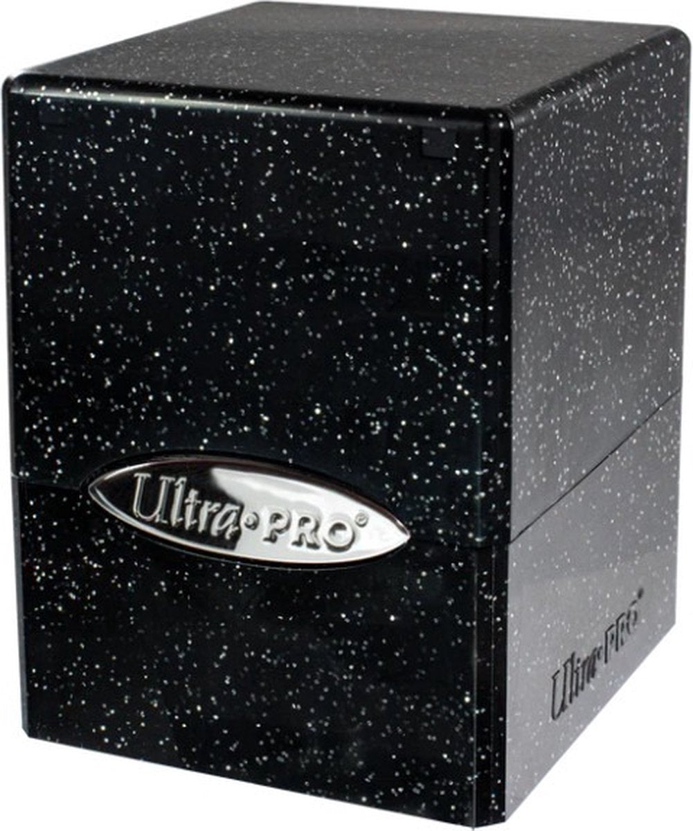 Ultrapro ultra pro satin cube paillettes noir deck box