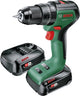 Lutin bosch vert universalact 18v-60 | visseuse-perceuse à percussion sans fil | avec deux postes | 2 batteries 2,0 Ah + chargeur - 06039d7102