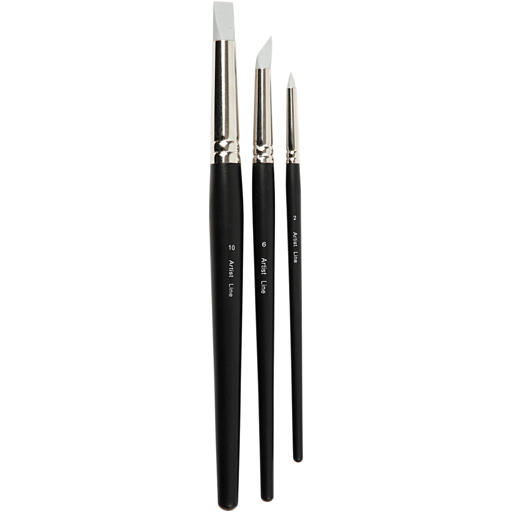 Creativ Company Artist Line Brushes, 3e.