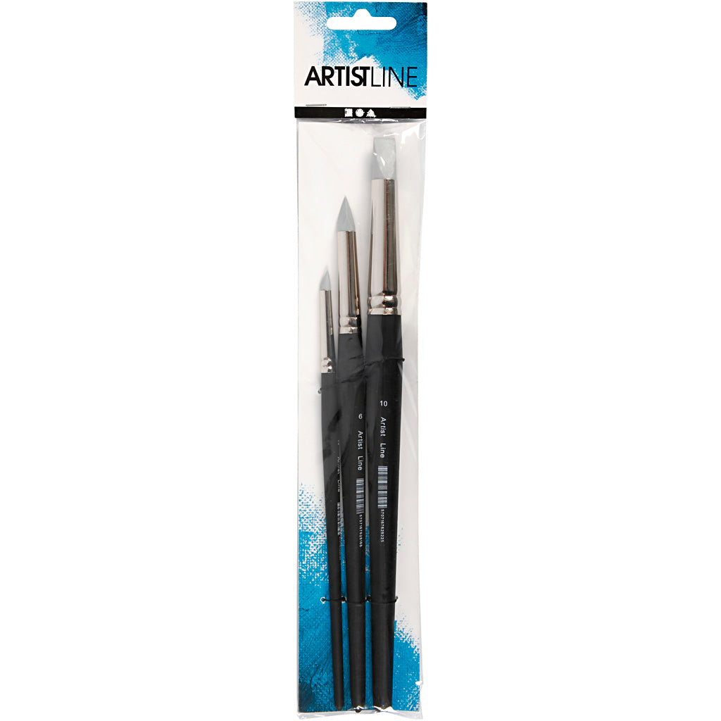 Creativ Company Artist Line Brushes, 3e.