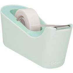 Support ruban adhésif + 1 rouleau de scotch c-18 menthe