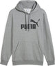 Puma ess non. Pull de sport homme 1 logo hoodie fl - gris moyen chiné