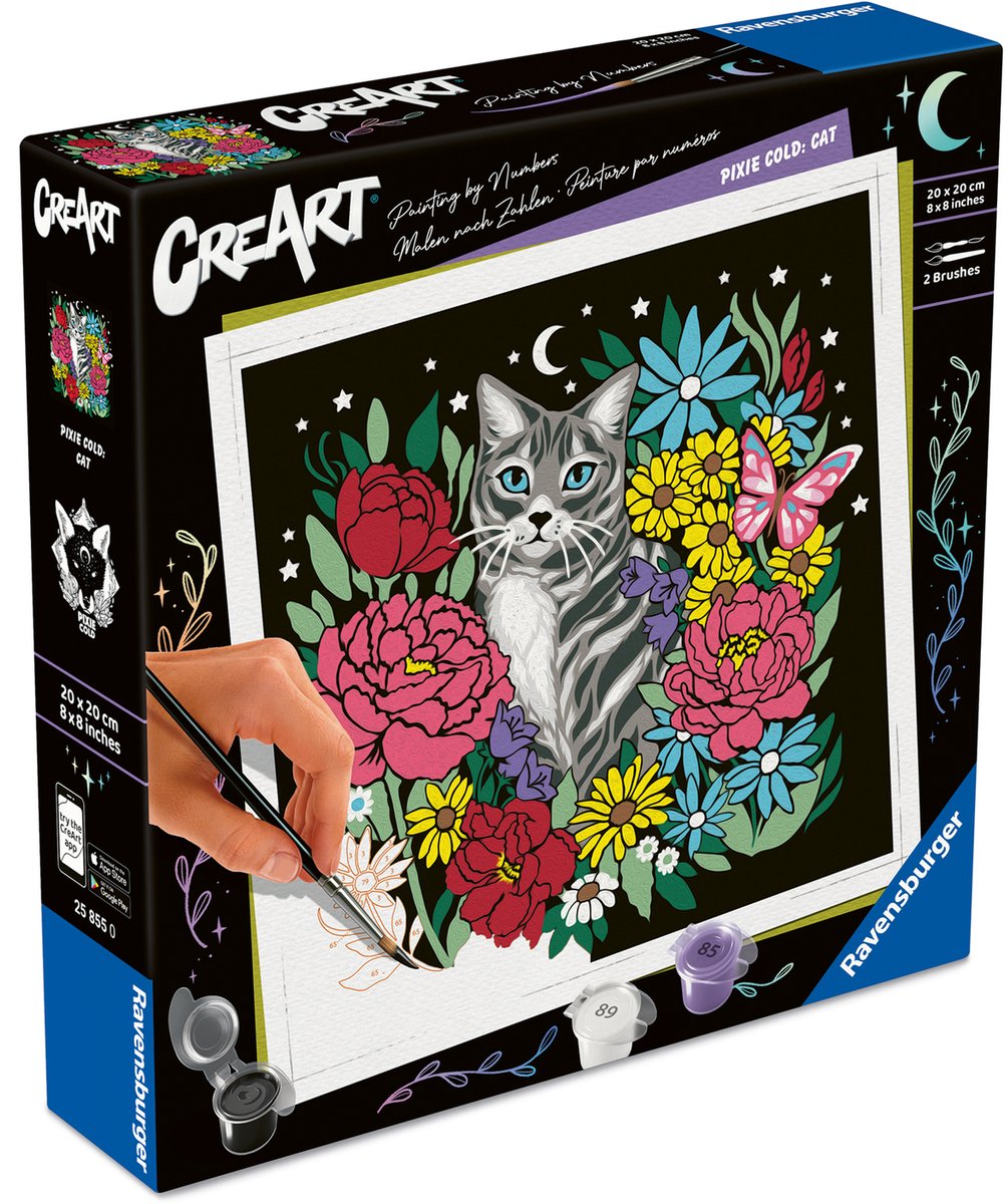 Ravensburger creart lutin peinture froide par numéro - chat