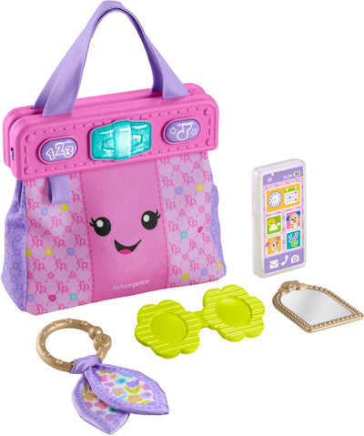 Mattel jouet fisher-price apprentissage amusant sac éducatif multicolore.