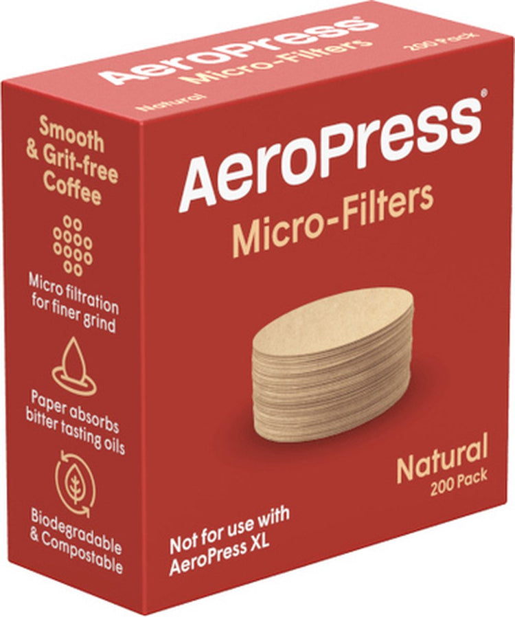 Filtres Aeropress - marron (naturel) - taille standard - 200 pièces