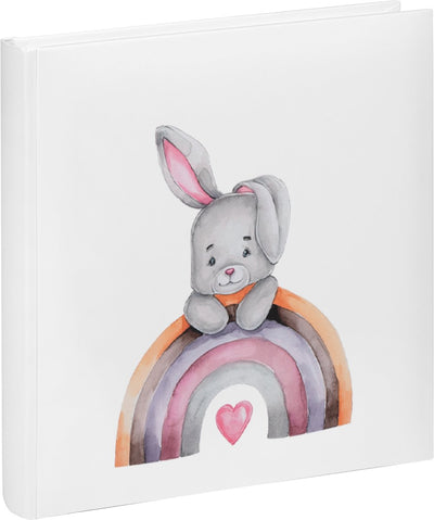 Walther fa-311 album bébé - lapin malin - format 26 x 25 cm - pour 100 photos 10 x 15 cm - blanc